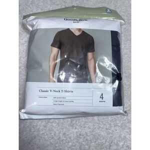 Goodfellow & Co Men's 4 Pack Short Sleeve V-Neck Undershirt New
